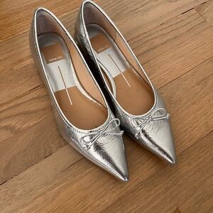 Dolce Vita Metallic Silver Flats